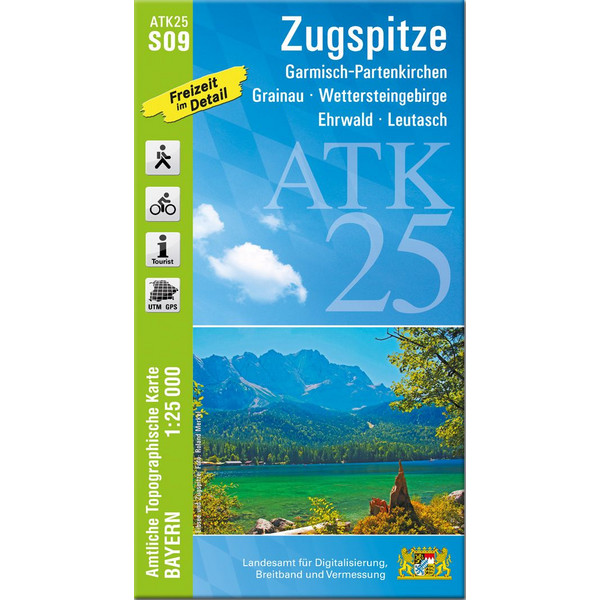 ZUGSPITZE 1:25 000 - Wanderkarte Ansicht 1
