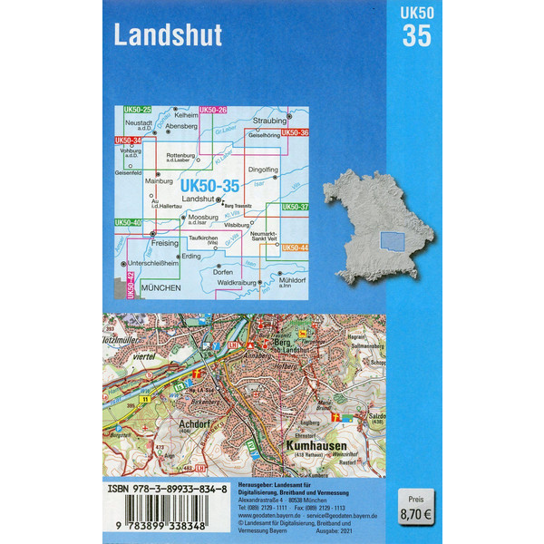 LANDSHUT 1 : 50 000 (UK50-35) Ansicht 2