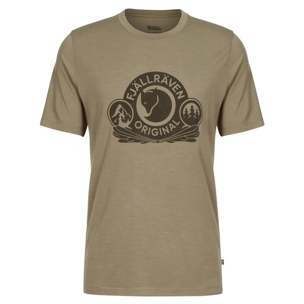 ABISKO WOOL CLASSIC SS M Herren - T-Shirt-LIGHT OLIVE