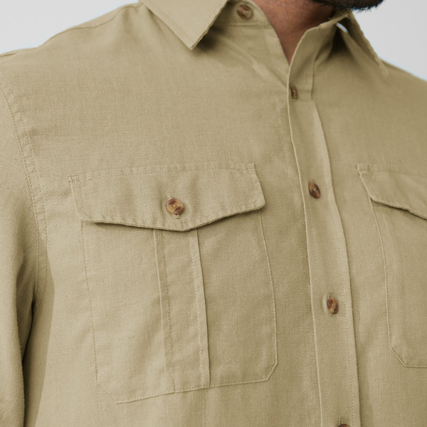Fjällräven ÖVIK TRAVEL SHIRT LS M Herren - Outdoor Hemd Ansicht 12