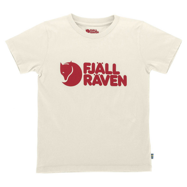 KIDS FJÄLLRÄVEN LOGO T-SHIRT Kinder - T-Shirt-CHALK WHITE