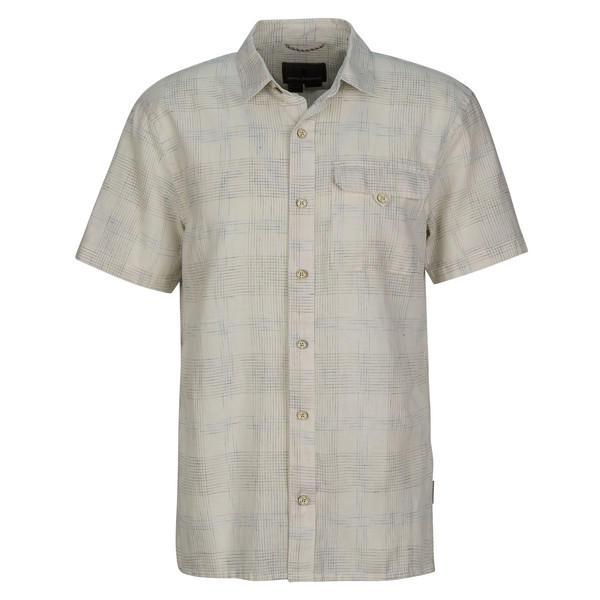HEMPLINE SPACED S/S Herren - Outdoor Hemd-CHALK