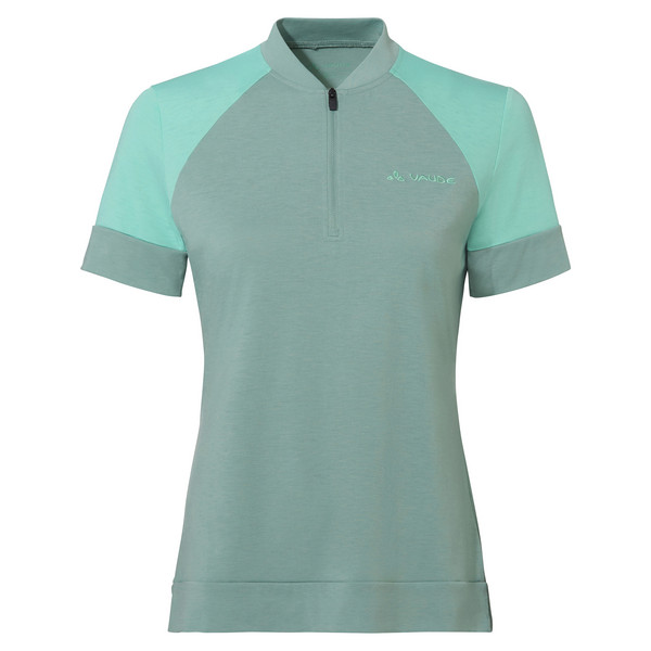 ALTISSIMO Q-ZIP SHIRT Damen - Fahrradtrikot-DUSTY FERN UNI