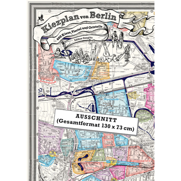 KIEZPLAN VON BERLIN - Karte Ansicht 1