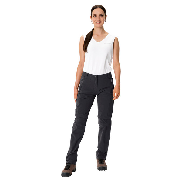 Vaude WOMEN'S FARLEY STRETCH ZO T-ZIP PANTS II Damen - Softshellhose Ansicht 7