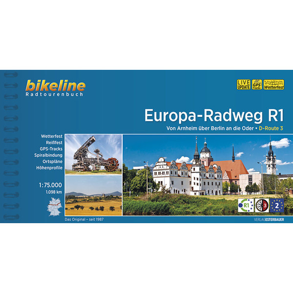 EUROPA-RADWEG R1 - Radwanderführer Ansicht 1