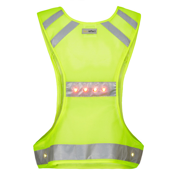 heyReflect LED HIGH VISIBILITY SPORTS VEST Unisex - Weste Ansicht 2