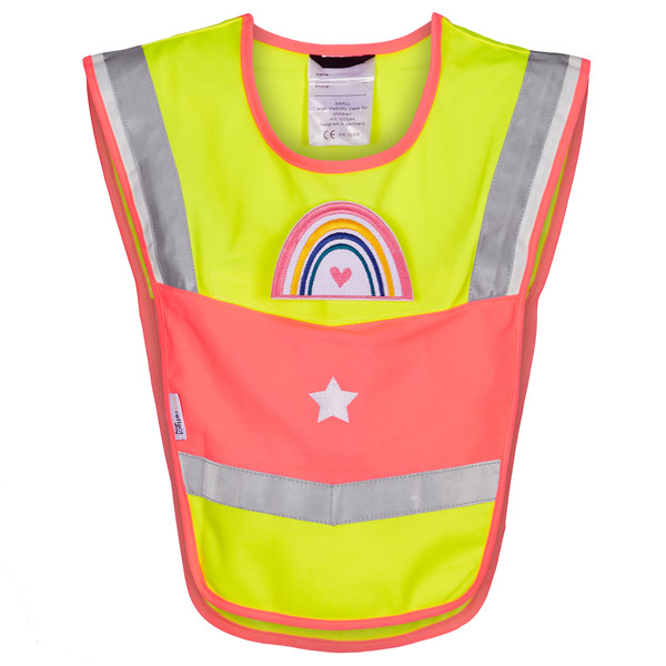 heyReflect LED HIGH VISIBILITY CAPE Kinder - Weste Ansicht 1