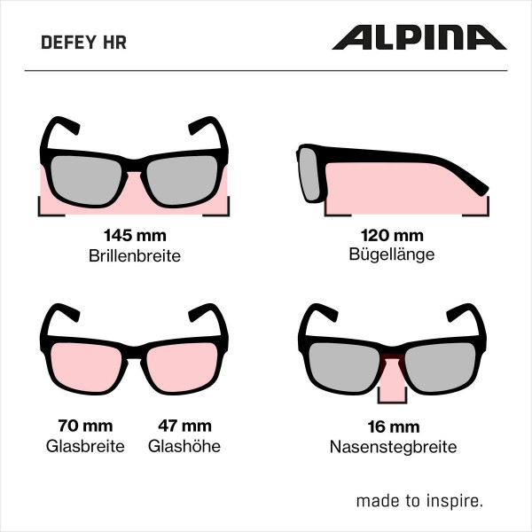 Alpina DEFEY HR Unisex - Sportbrille Ansicht 6
