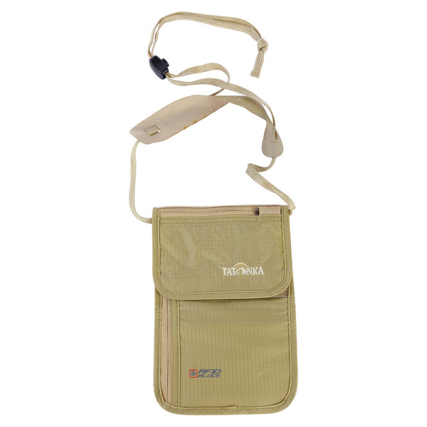 SKIN NECK POUCH RFID BLOCK - Wertsachenaufbewahrung-NATURAL