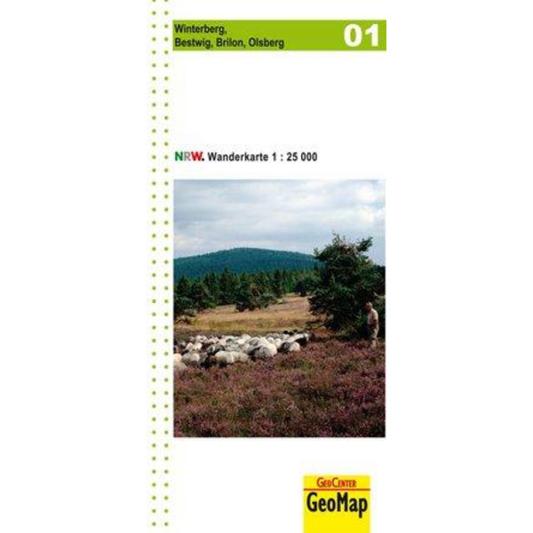NORDRHEIN-WESTFALEN WANDERKARTE 01 WINTERBERG 1 : 25 000 Ansicht 1
