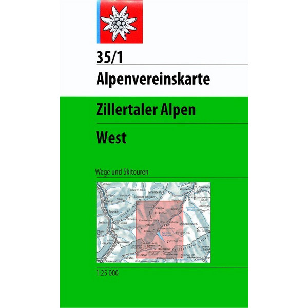 ALPEN - WEST 1:25 000