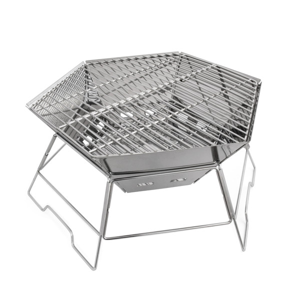 Origin Outdoors GRILL- UND FEUERSCHALE HEXAGON - Grill Ansicht 1