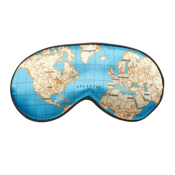 Kikkerland MAPS ULTRA SOFT SLEEP MASK - Schlafbrille Ansicht 1