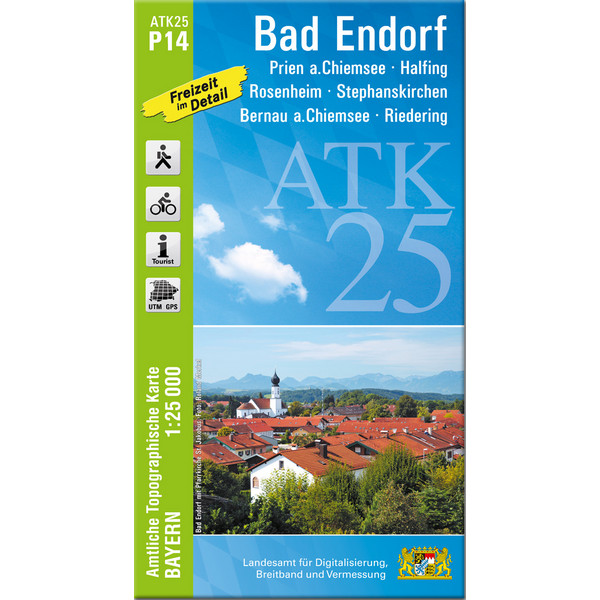 BAD ENDORF 1 : 25 000 - Wanderkarte Ansicht 1