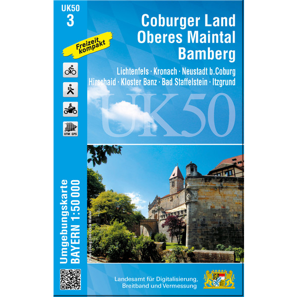 COBURGER LAND, OBERES MAINTAL, BAMBERG 1 : 50 000 (UK50-3) Ansicht 1
