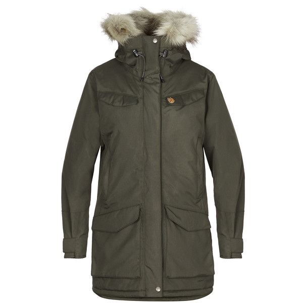 NUUK PARKA W Damen - Winterjacke-DEEP FOREST