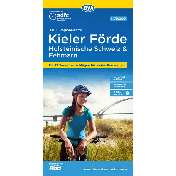 ADFC REGIONALKARTE KIELER FÖRDE - Fahrradkarte Ansicht 1