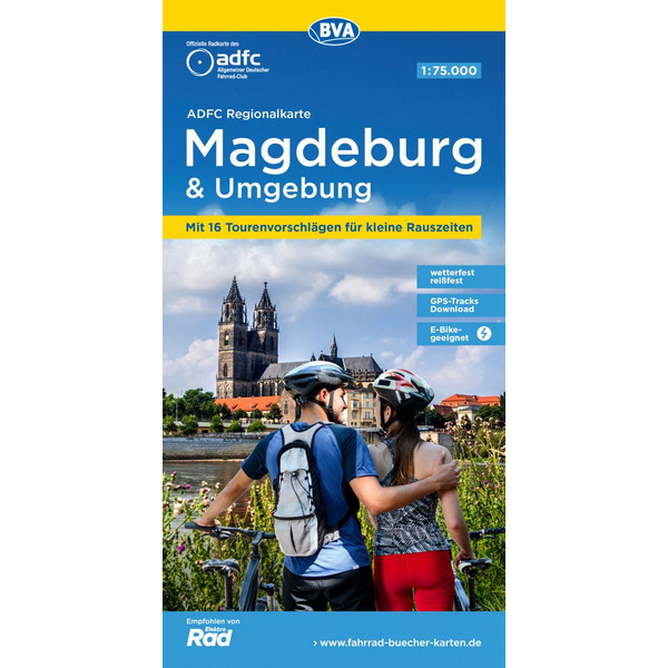 ADFC REGIONALKARTE MAGDEBURG & UMGEBUNG - Fahrradkarte Ansicht 1