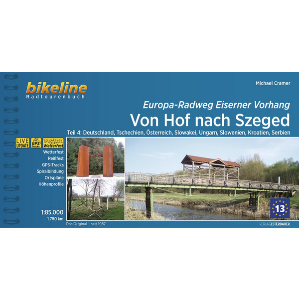 EUROPA-RADWEG EISERNER VORHANG - Radwanderführer Ansicht 1
