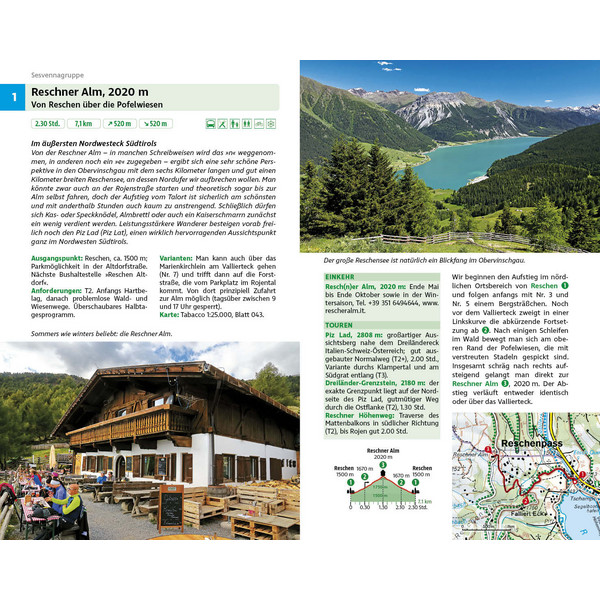 ALM- UND HÜTTENWANDERUNGEN SÜDTIROL WEST - Wanderführer Ansicht 3