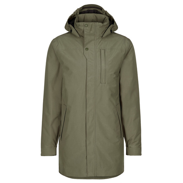 SAKATA HOODED PADDED PARKA Herren - Winterjacke-BURNT OLIVE