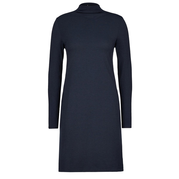 MATHRAKI TURTLENECK L/S DRESS Damen - Kleid-DARK SAPPHIRE