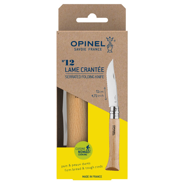 Opinel NO 12 TASCHENMESSER MIT SÄGEZAHNUNG - Küchenmesser Ansicht 4