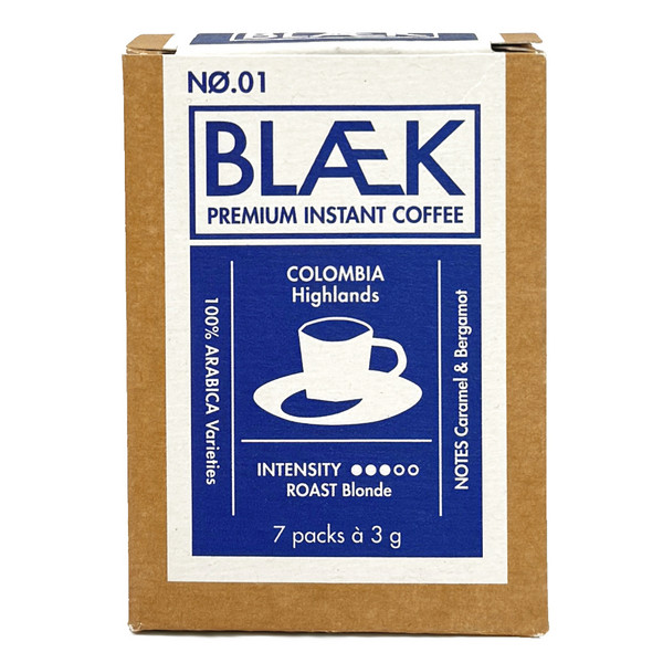 Coffee BLAEK PREMIUM INSTANT KAFFEE NO.1 - BLONDE ROAST - BOX - Kaffee