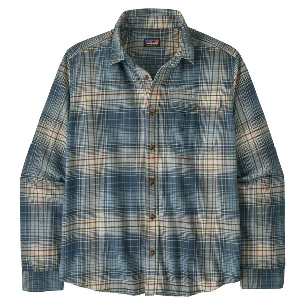 M'S L/S LW FJORD FLANNEL SHIRT Herren - Flanellhemd-MELTING OMBRE: SUMMIT BLUE