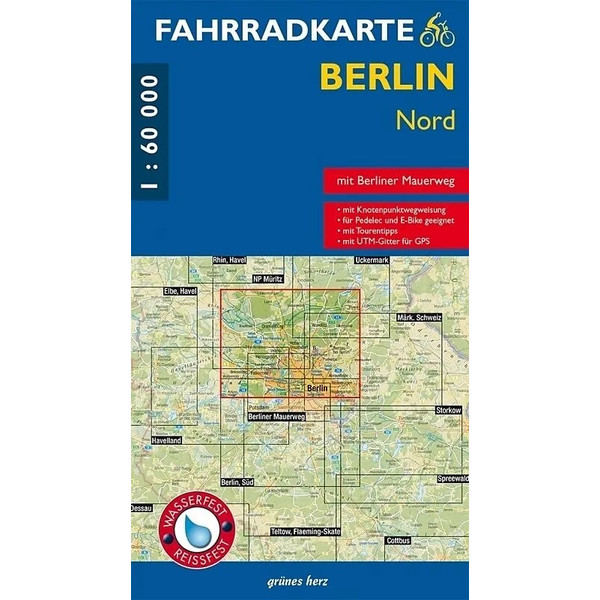 FAHRRADKARTE BERLIN NORD Ansicht 1