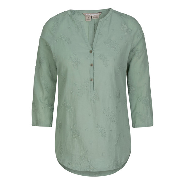 OASIS TUNIC II 3/4 SLEEVE Damen - Tunika-SAGE LEAF