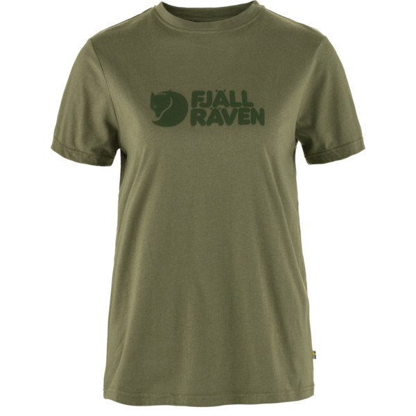 FJÄLLRÄVEN LOGO TEE W Damen - T-Shirt-GREEN