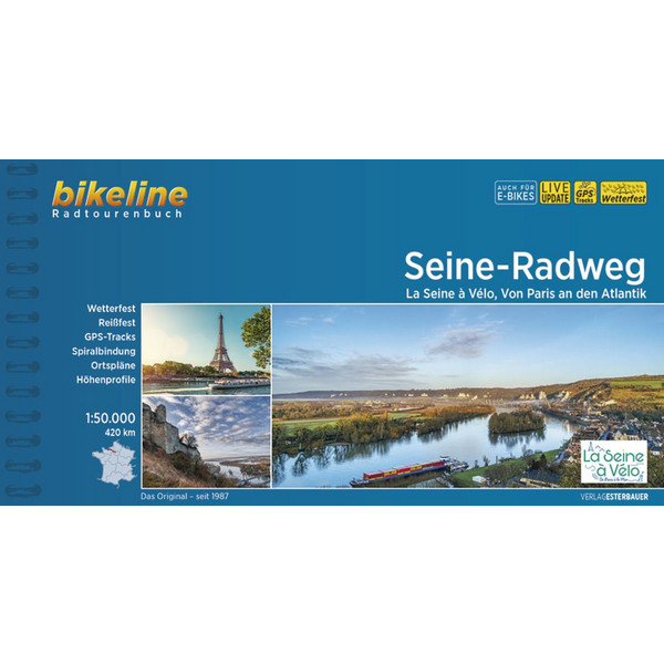 SEINE-RADWEG - Radwanderführer Ansicht 1