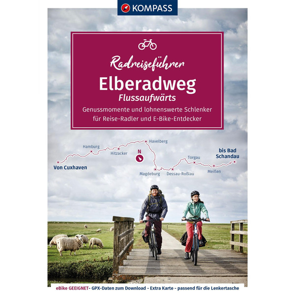 KOMPASS RADREISEFÜHRER ERLEBNIS ELBERADWEG - Radwanderführer Ansicht 1