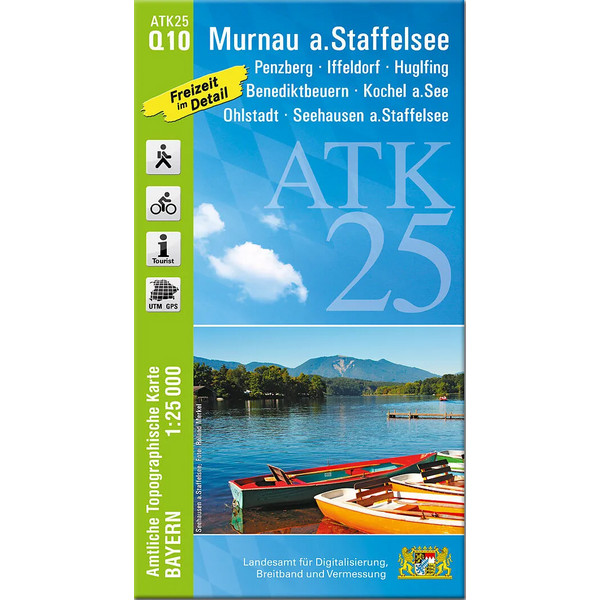 MURNAU A.STAFFELSEE 1:25 000 - Wanderkarte Ansicht 1