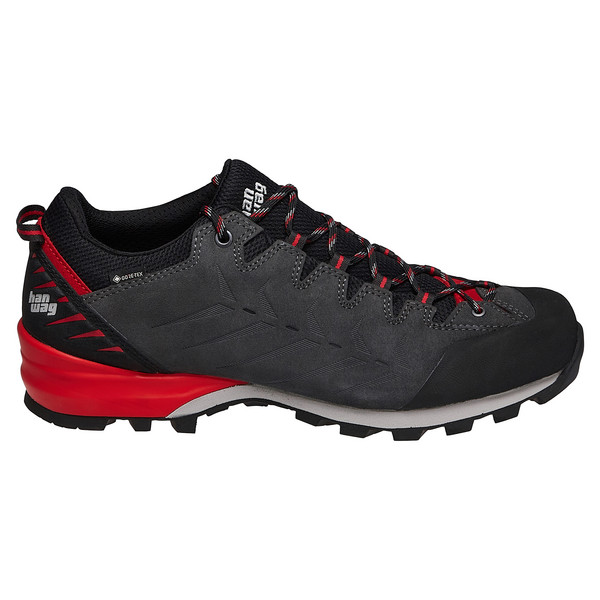 MAKRA PRO LOW GTX Herren - Zustiegsschuhe-ASPHALT/RED