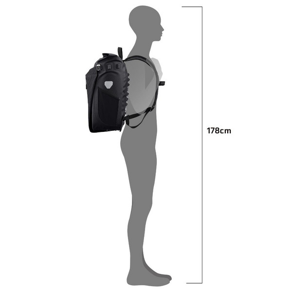 Ortlieb VARIO HIGH-VIS - Fahrradrucksack Ansicht 12