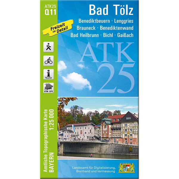 BAD TÖLZ 1:25 000 - Wanderkarte Ansicht 1