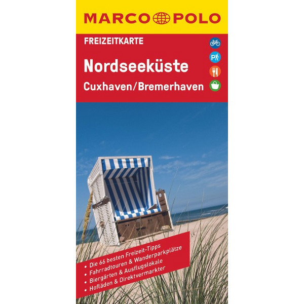 MARCO POLO FREIZEITKARTE DEUTSCHLAND BLATT 06 NORDSEEKÜSTE - Straßenkarte Ansicht 1