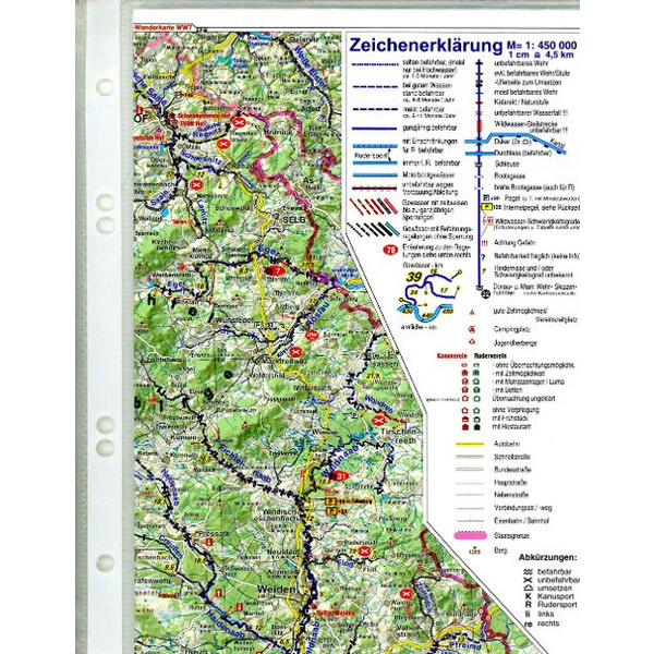 WASSERSPORT-WANDERKARTE 04. DEUTSCHLAND-SÜDOST Ansicht 2