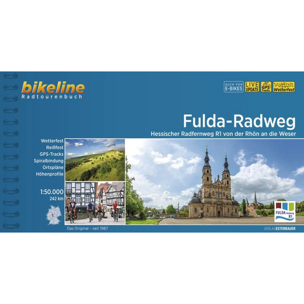 FULDA-RADWEG - Radwanderführer Ansicht 1