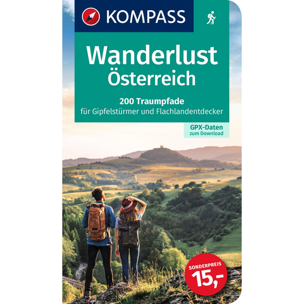 KOMPASS WANDERLUST ÖSTERREICH - Wanderführer Ansicht 1