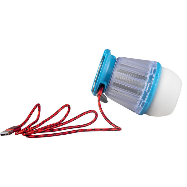 Rubytec BUZZ USB SOLAR LANTERN & MOSQUITO CATCHER, BLUE - Laterne Ansicht 5