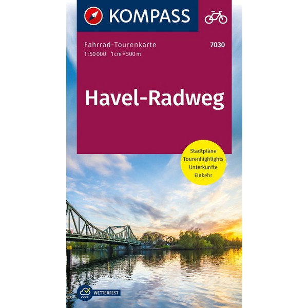 FAHRRAD-TOURENKARTE HAVEL-RADWEG Ansicht 1
