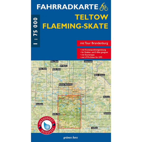 FAHRRADKARTE TELTOW, FLÄMING Ansicht 1