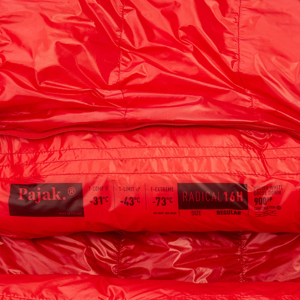 Pajak RADICAL 16H DOWN SLEEPING BAG - Winterschlafsack Ansicht 5
