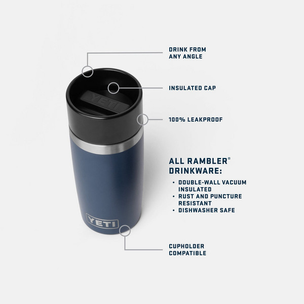 Yeti Coolers RAMBLER 12 OZ TRAVEL BOTTLE - Thermobecher Ansicht 5