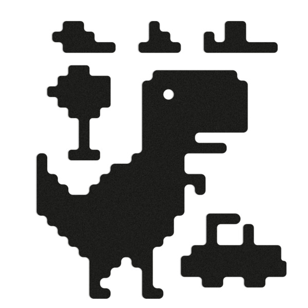 REFLECTIVE Berlin REFLECTIVE STICKER T-REX - Fahrradzubehör Ansicht 1
