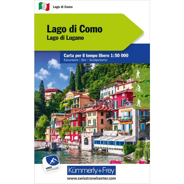 LAGO DI COMO NR. 09 OUTDOORKARTE ITALIEN 1:50 000 - Karte Ansicht 2